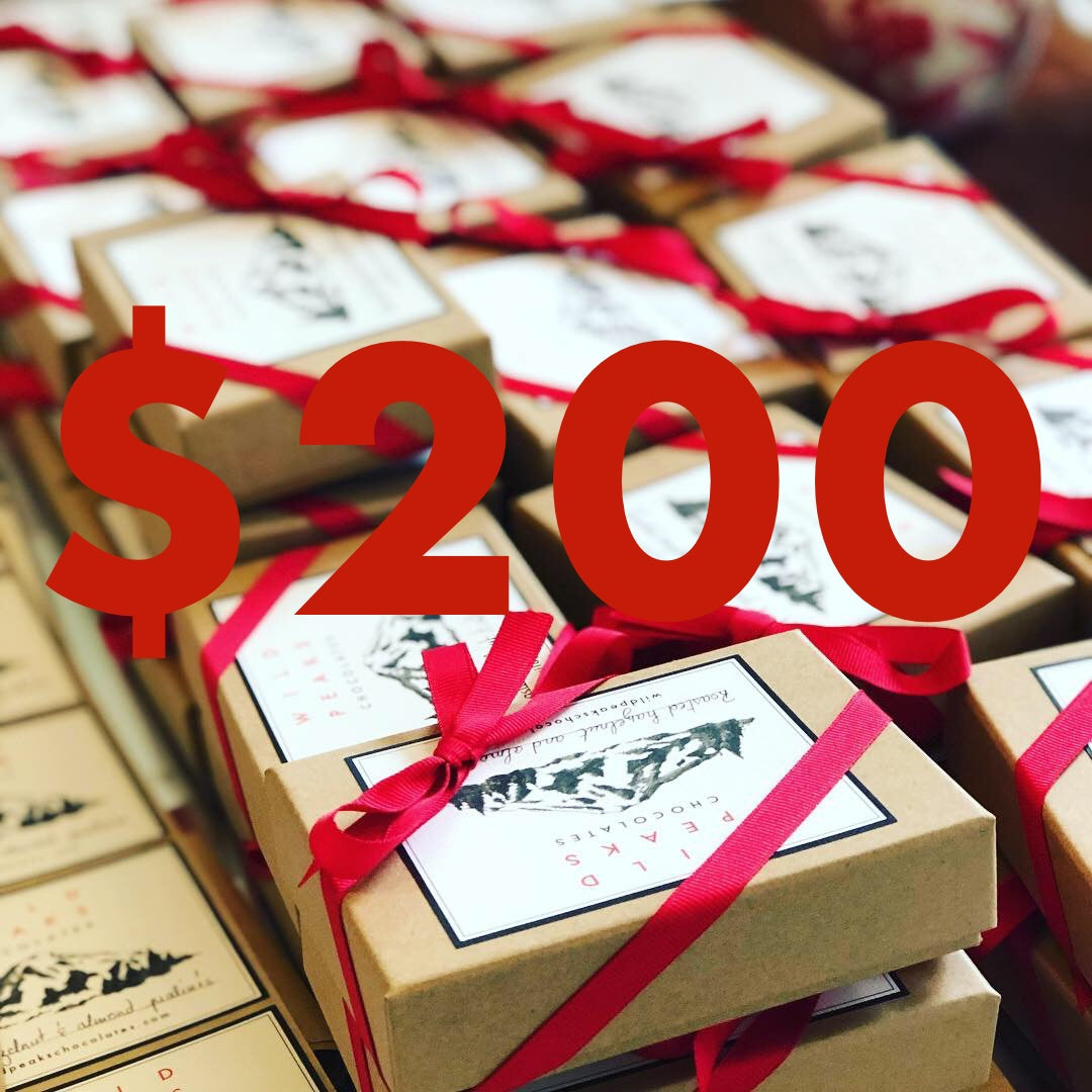 Wild Peaks Chocolates Gift Card