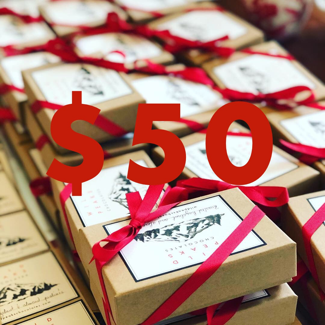 Wild Peaks Chocolates Gift Card